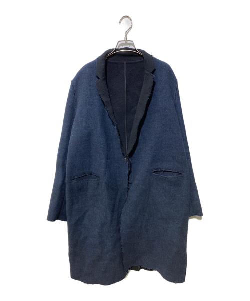 UNDERCOVER（アンダーカバー）UNDERCOVER (アンダーカバー) NOTCH DOUBLE COAT ネイビー サイズ:SIZE4の古着・服飾アイテム