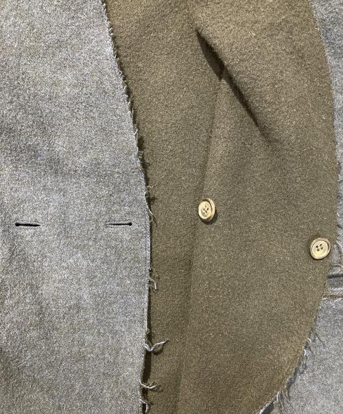 UNDERCOVER（アンダーカバー）UNDERCOVER (アンダーカバー) NOTCH DOUBLE COAT ネイビー サイズ:SIZE4の古着・服飾アイテム