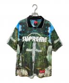 SUPREMEシュプリーム）の古着「Tadanori Yokoo Soccer Jersey」｜グリーン