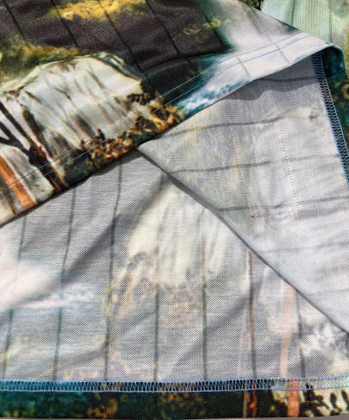 SUPREME（シュプリーム）Supreme (シュプリーム) Tadanori Yokoo Soccer Jersey グリーン サイズ:Lの古着・服飾アイテム