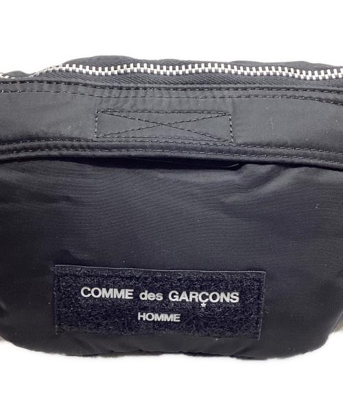COMME des GARCONS HOMME（コムデギャルソン オム）COMME des GARCONS HOMME (コムデギャルソン オム) ナイロンツイルウエストバッグ ブラックの古着・服飾アイテム