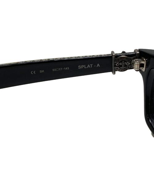 CHROME HEARTS（クロムハーツ）CHROME HEARTS (クロムハーツ) 伊達眼鏡 ブラック サイズ:55□17-143の古着・服飾アイテム