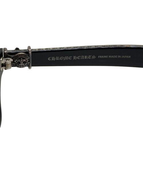 CHROME HEARTS（クロムハーツ）CHROME HEARTS (クロムハーツ) 伊達眼鏡 ブラック サイズ:55□17-143の古着・服飾アイテム