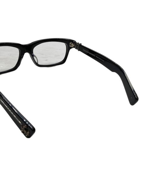 CHROME HEARTS（クロムハーツ）CHROME HEARTS (クロムハーツ) 伊達眼鏡 ブラック サイズ:55□17-143の古着・服飾アイテム