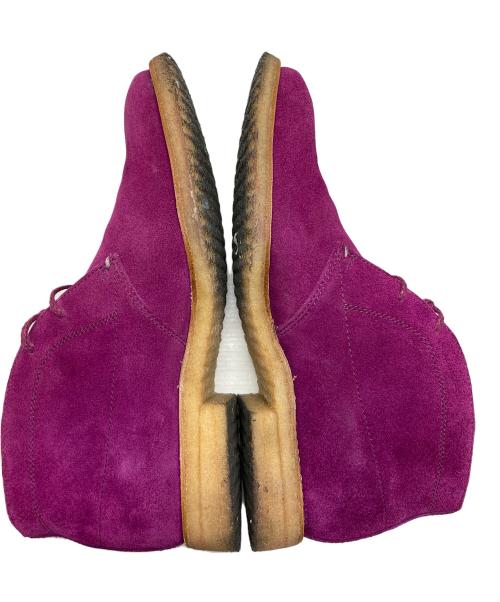 REGAL（リーガル）REGAL (リーガル) スエードチャッカブーツ パープル サイズ:24㎝の古着・服飾アイテム