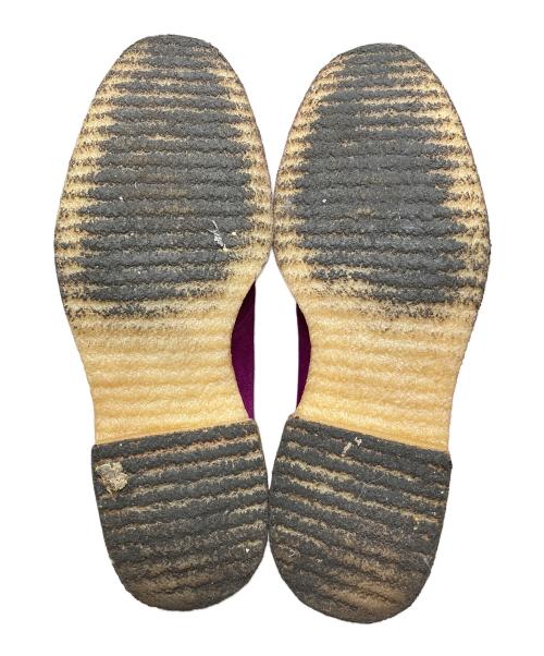 REGAL（リーガル）REGAL (リーガル) スエードチャッカブーツ パープル サイズ:24㎝の古着・服飾アイテム