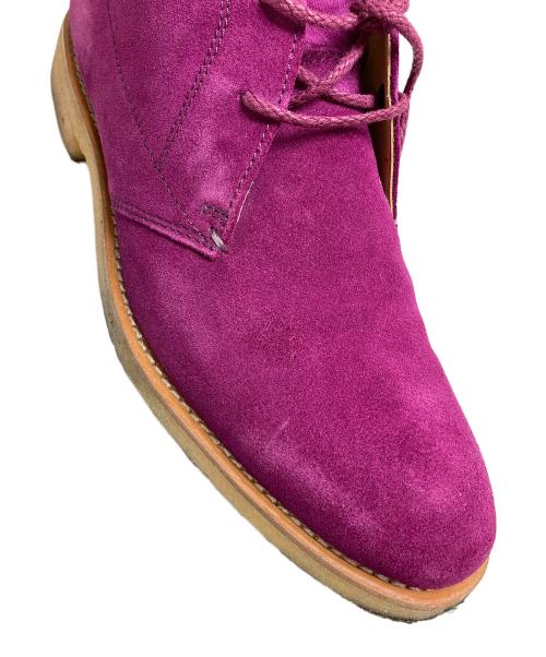 REGAL（リーガル）REGAL (リーガル) スエードチャッカブーツ パープル サイズ:24㎝の古着・服飾アイテム