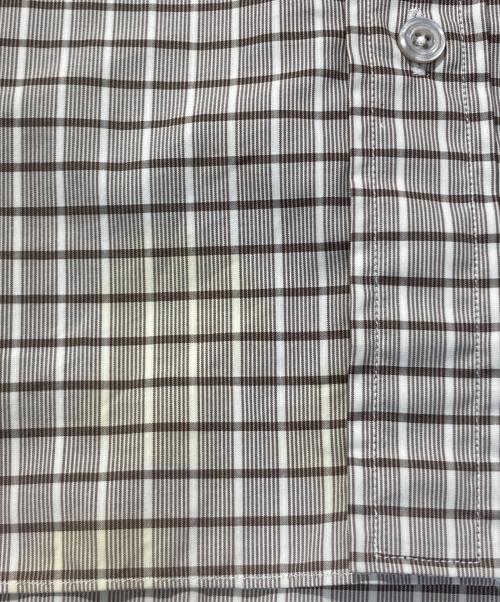 TOM FORD（トムフォード）TOM FORD (トムフォード) ドゥエボットーニチェックシャツ ブラウン サイズ:不明の古着・服飾アイテム