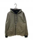 A.P.C.アーペーセー）の古着「コーティングジップパーカー」｜カーキ