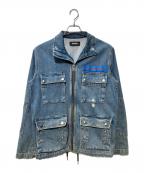DIESELディーゼル）の古着「M-65 DENIM JACKET」｜インディゴ