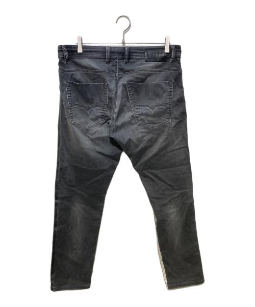 DIESEL（ディーゼル）DIESEL (ディーゼル) ストレッチデニムパンツ　KROOLEY-X-SP2-NE ブラック サイズ:W32の古着・服飾アイテム