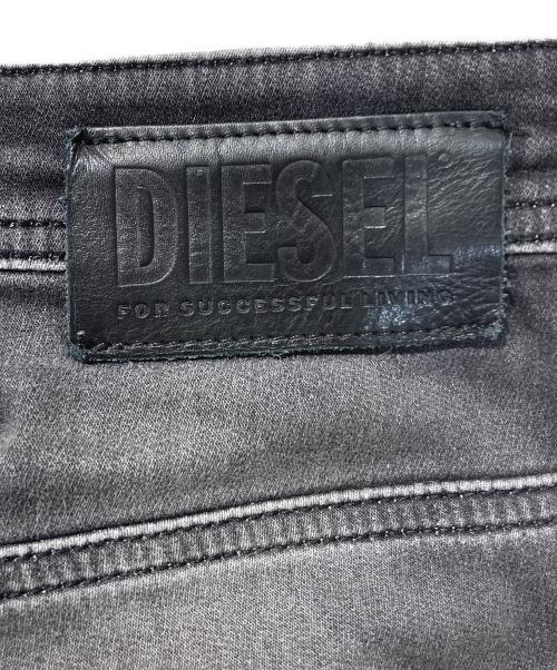 DIESEL（ディーゼル）DIESEL (ディーゼル) ストレッチデニムパンツ　KROOLEY-X-SP2-NE ブラック サイズ:W32の古着・服飾アイテム