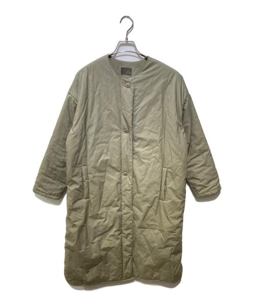 オローネ（オローネ）オローネ (オローネ) 中綿コート ベージュ サイズ:FREEの古着・服飾アイテム
