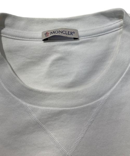 MONCLER（モンクレール）MONCLER (モンクレール) MAGLIA T-SHIRT ホワイト サイズ:SIZE Sの古着・服飾アイテム