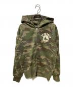 HYDROGENハイドロゲン）の古着「カモフラジップパーカー」｜グリーン