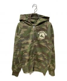 HYDROGEN（ハイドロゲン）の古着「カモフラジップパーカー」｜グリーン