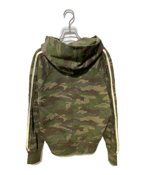 HYDROGEN（ハイドロゲン）HYDROGEN (ハイドロゲン) カモフラジップパーカー グリーン サイズ:SIZE Sの古着・服飾アイテム