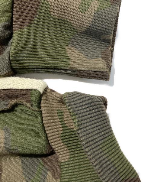 HYDROGEN（ハイドロゲン）HYDROGEN (ハイドロゲン) カモフラジップパーカー グリーン サイズ:SIZE Sの古着・服飾アイテム