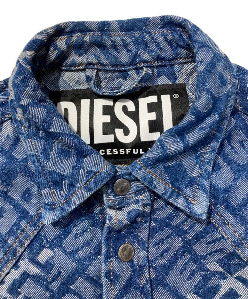 DIESEL（ディーゼル）DIESEL (ディーゼル) D-LEO CAMICIA DENIM SHIRT ブルー サイズ:XSの古着・服飾アイテム