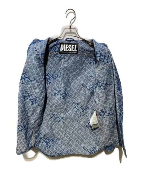 DIESEL（ディーゼル）DIESEL (ディーゼル) D-LEO CAMICIA DENIM SHIRT ブルー サイズ:XSの古着・服飾アイテム
