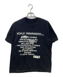 s'yte（サイト）の古着「プリントTシャツ」｜ブラック