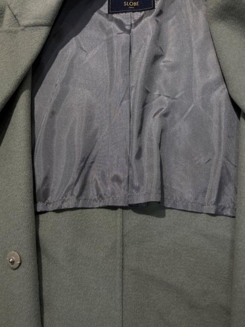 SLOBE IENA（スローブ イエナ）SLOBE IENA (スローブ イエナ) ウールリバーコート グリーン サイズ:FREEの古着・服飾アイテム