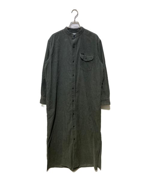 LEE（リー）LEE (リー) コーデュロイシャツワンピース グレー サイズ:Sの古着・服飾アイテム