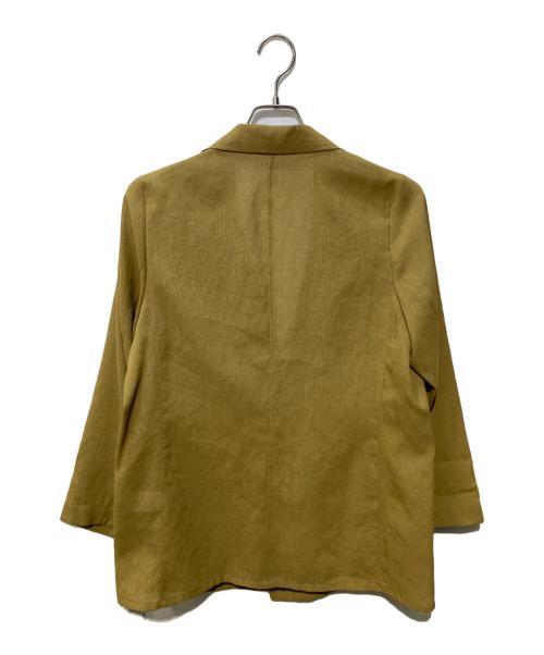 Loungedress（ラウンジドレス）Loungedress (ラウンジドレス) リネンライクシアージャケット ベージュ サイズ:FREEの古着・服飾アイテム