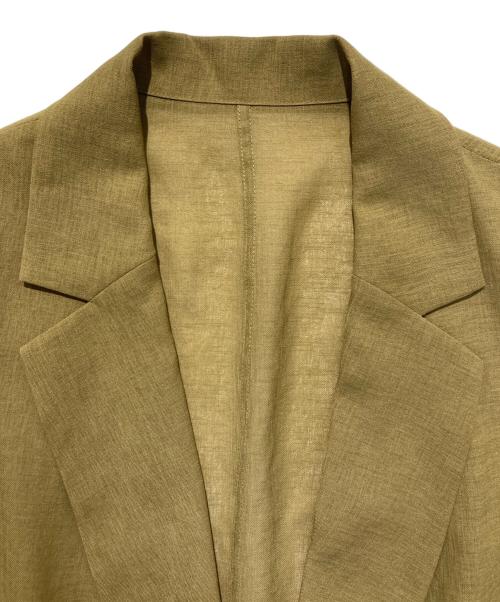 Loungedress（ラウンジドレス）Loungedress (ラウンジドレス) リネンライクシアージャケット ベージュ サイズ:FREEの古着・服飾アイテム