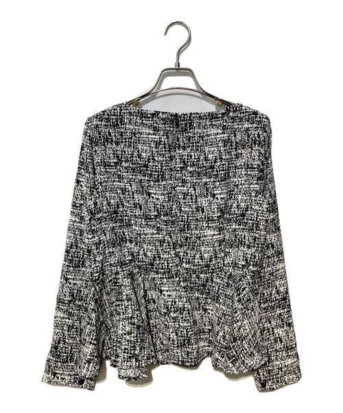 NARA CAMICIE（ナラカミーチェ）NARA CAMICIE (ナラカミーチェ) ブラウス ホワイト×ブラック サイズ:SIZE1の古着・服飾アイテム