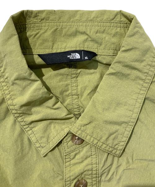 THE NORTH FACE（ザ ノース フェイス）THE NORTH FACE (ザ ノース フェイス) L/S Clad Shirt 黄緑 サイズ:XLの古着・服飾アイテム