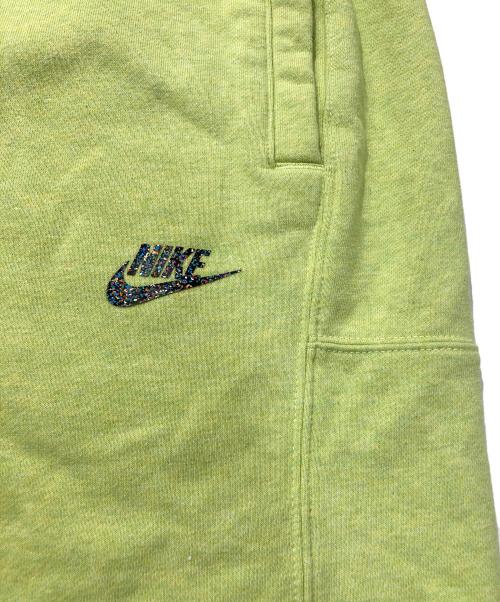 NIKE（ナイキ）NIKE (ナイキ) スウェットハーフパンツ 黄緑 サイズ:Lの古着・服飾アイテム