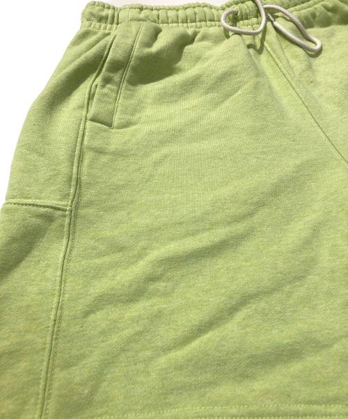 NIKE（ナイキ）NIKE (ナイキ) スウェットハーフパンツ 黄緑 サイズ:Lの古着・服飾アイテム