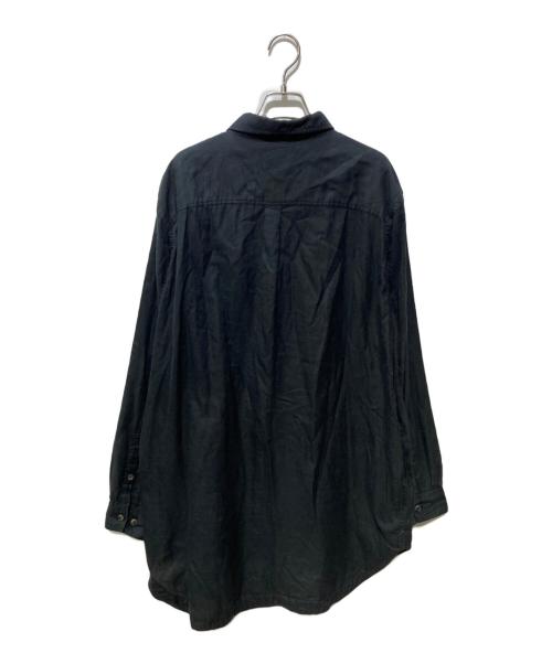 UNDERCOVER（アンダーカバー）UNDERCOVER (アンダーカバー) コットンロングシャツ ブラック サイズ:Lの古着・服飾アイテム