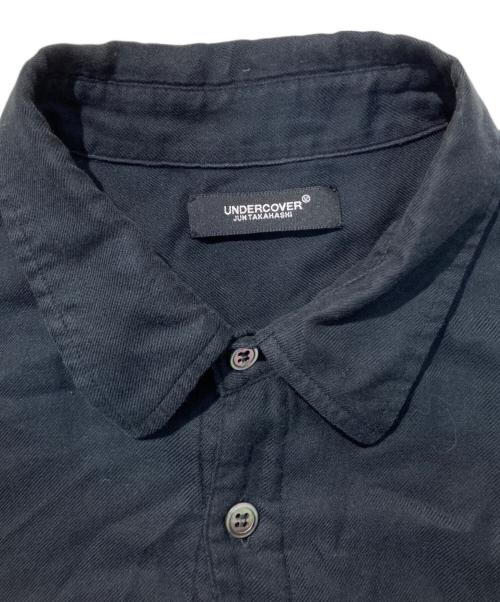 UNDERCOVER（アンダーカバー）UNDERCOVER (アンダーカバー) コットンロングシャツ ブラック サイズ:Lの古着・服飾アイテム