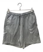 NIKEナイキ）の古着「スウェットハーフパンツ」｜グレー