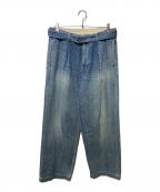 Graphpaperグラフペーパー）の古着「デニムパンツ」｜インディゴ