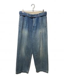 Graphpaper（グラフペーパー）の古着「デニムパンツ」｜インディゴ