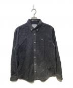 CarHarttカーハート）の古着「LS Madison Cord Shirt」｜グレー