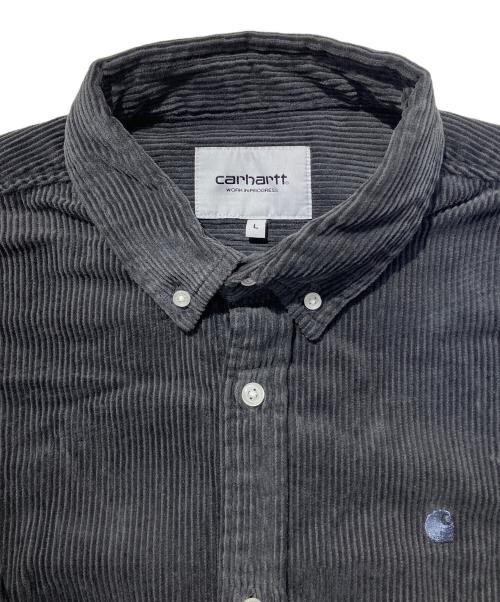 CarHartt（カーハート）CarHartt (カーハート) LS Madison Cord Shirt グレー サイズ:Lの古着・服飾アイテム