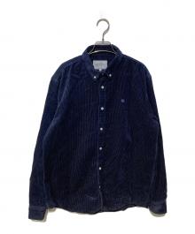 CarHartt（カーハート）の古着「LS Madison Cord Shirt」｜ネイビー