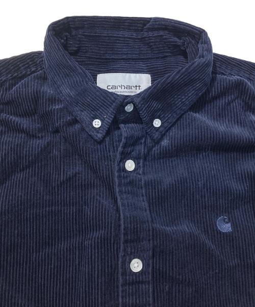 CarHartt（カーハート）CarHartt (カーハート) LS Madison Cord Shirt ネイビー サイズ:Lの古着・服飾アイテム