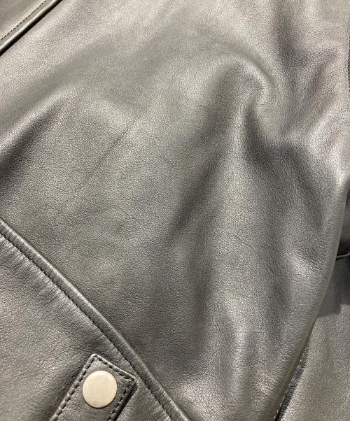 FORZA（フォルツァ）FORZA (フォルツァ) ダブルライダースジャケット ブラック サイズ:Lの古着・服飾アイテム