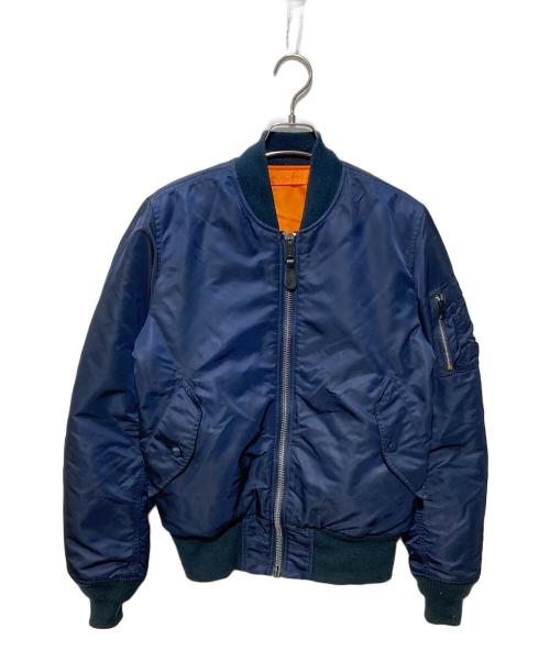 ALPHA（アルファ）ALPHA (アルファ) MA-1ジャケット ネイビー サイズ:Sの古着・服飾アイテム