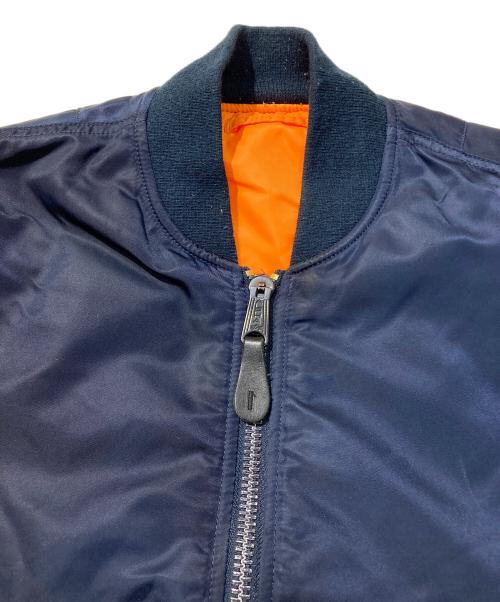 ALPHA（アルファ）ALPHA (アルファ) MA-1ジャケット ネイビー サイズ:Sの古着・服飾アイテム