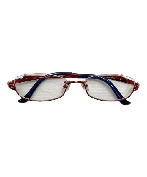 Vivienne Westwood（ヴィヴィアンウエストウッド）Vivienne Westwood (ヴィヴィアンウエストウッド) アンダーリムサングラス レッド サイズ:SIZE 135の古着・服飾アイテム