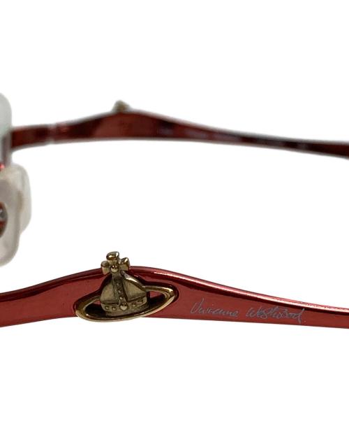 Vivienne Westwood（ヴィヴィアンウエストウッド）Vivienne Westwood (ヴィヴィアンウエストウッド) アンダーリムサングラス レッド サイズ:SIZE 135の古着・服飾アイテム