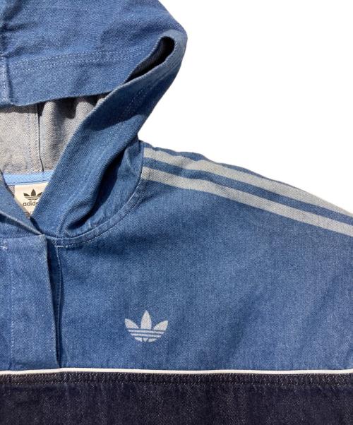 adidas（アディダス）adidas (アディダス) DENIM HOODIE インディゴ サイズ:Lの古着・服飾アイテム
