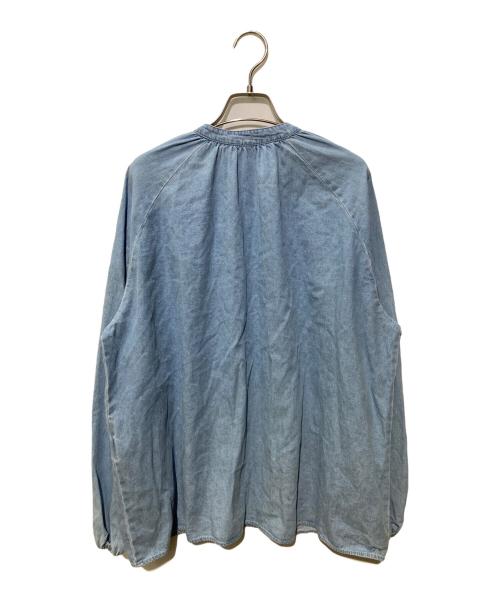 Mila Owen（ミラオーウェン）Mila Owen (ミラオーウェン) 2WAYデニムボウタイブラウス インディゴ サイズ:SIZE 0の古着・服飾アイテム