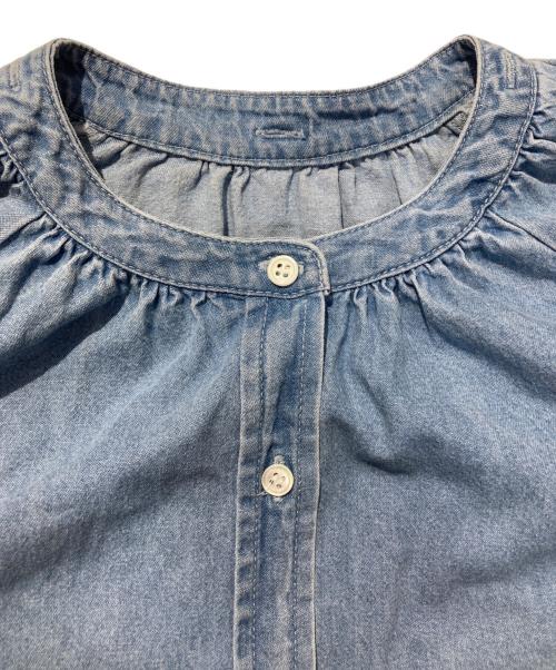Mila Owen（ミラオーウェン）Mila Owen (ミラオーウェン) 2WAYデニムボウタイブラウス インディゴ サイズ:SIZE 0の古着・服飾アイテム